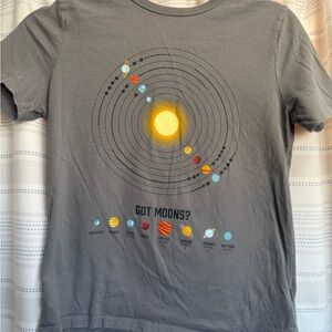 GAP Gray Solar System Kids Tee
